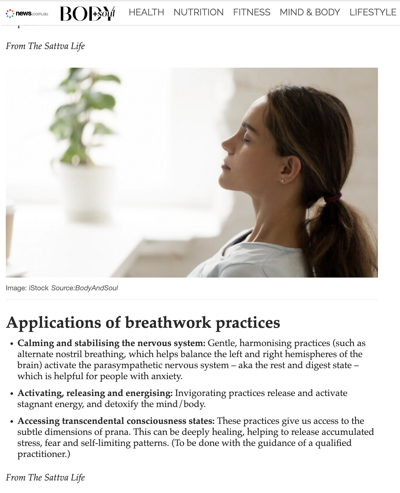 breathwork practices with Cass hamill