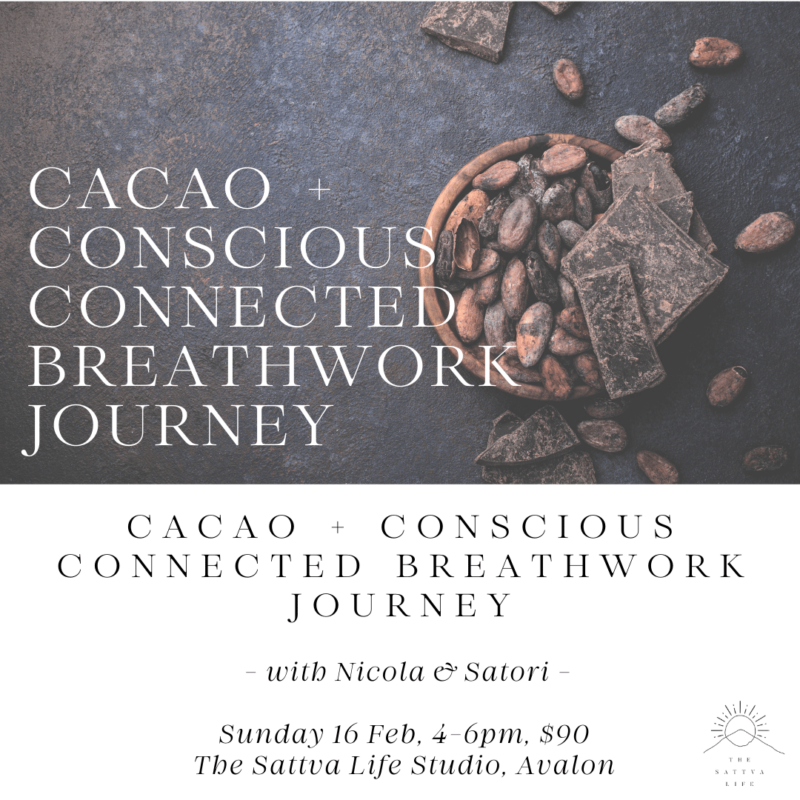 Cacao and conscious connected breathwork journey with Nicola and Satori