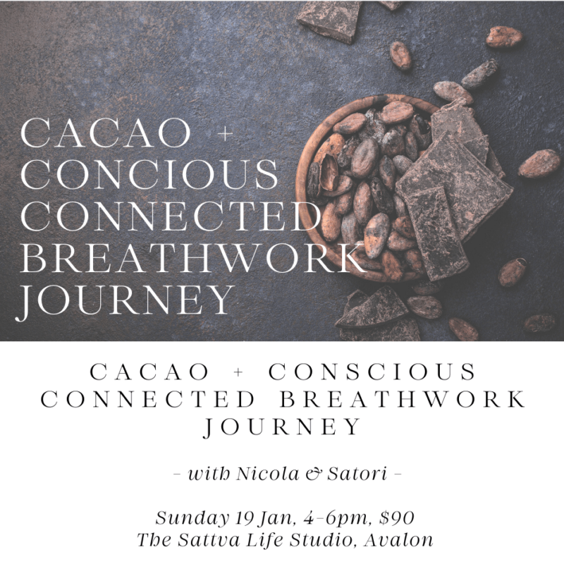 Cacao and conscious connected breathwork journey with Nicola and Satori